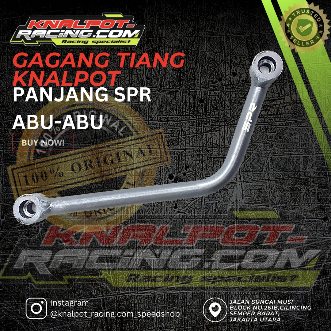 GAGANG TIANG KNALPOT SPR MERAH 18CM